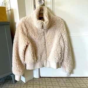 Zara cozy cream jacket